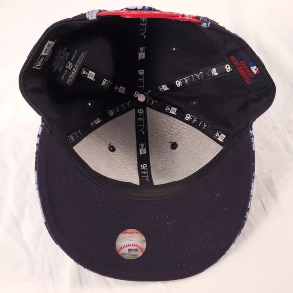 New Era 9Fifty Womens Atlanta Braves Floral Hawaiian MLB Hat Adjustable - Picture 5 of 7